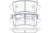 Rear - Brake Pad - Icer Opel Insignia A