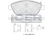 Front Brake Pad Set