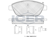 Front Brake Pad Set