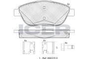 Front Brake Pad Set