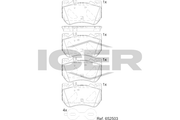 Brake Pad Set ICER