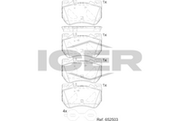 Brake Pad Set ICER