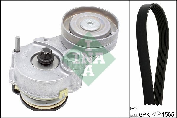 V-Ribbed Belt Set OPEL