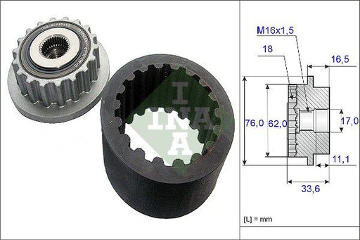 Flexible Coupling Sleeve Kit - Ina - Tra