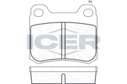 Rear - Brake Pad - Icer - Mercedes-Benz