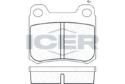 Rear - Brake Pad - Icer - Mercedes-Benz