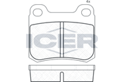 Rear - Brake Pad - Icer - Mercedes-Benz