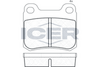Rear - Brake Pad - Icer - Mercedes-Benz