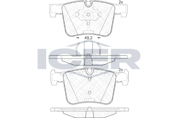 Front Brake Pad Set
