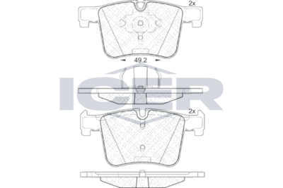 Front Brake Pad Set