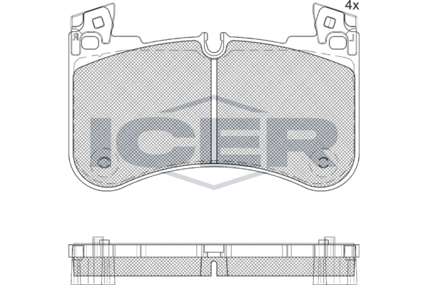 Brake Pad Set ICER