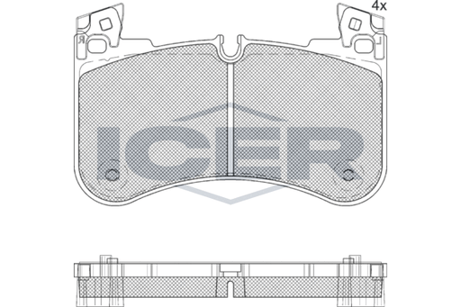 Brake Pad Set, disc brake (Braking System)