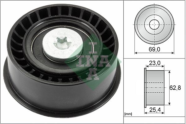Deflection/Guide Pulley, Timing Belt