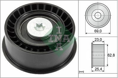 Deflection/Guide Pulley, Timing Belt