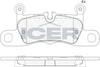Brake Pad Set Rear Icer Vw Touareg