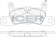 Brake Pad Set Rear Icer Vw Touareg