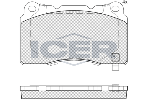 Brake Pad Set  RENAULT