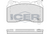 Brake Pad Set  RENAULT