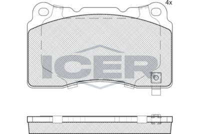 Brake Pad Set  RENAULT