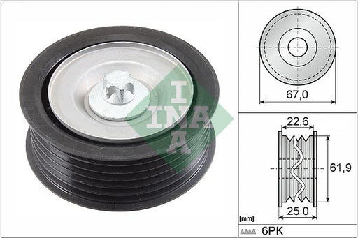 Guide Pulley - V-Ribbed Belt - Ina Merce