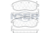 Front Brake Pad Set Icer Tiida (C12) 1.