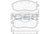 Front Brake Pad Set Icer Tiida (C12) 1.
