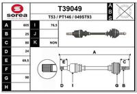 Drive Shaft (Wheel Drive)