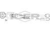 Warning Contact, brake pad wear (Braking System)