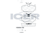 Brake Pad Set Front Icer Peugeot 405