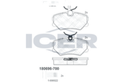 Brake Pad Set Front Icer Peugeot 405