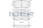 Rear - Brake Pad - Icer - Kia Carens