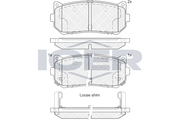 Rear - Brake Pad - Icer - Kia Carens