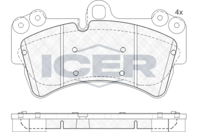 Brake Pad Icer Vw Touareg