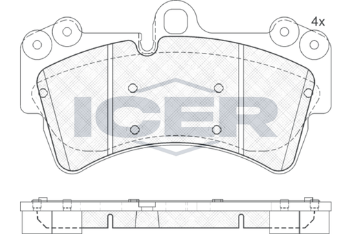Brake Pad Icer Vw Touareg