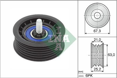 Deflection/Guide Pulley, V-ribbed belt MERCEDES-BENZ