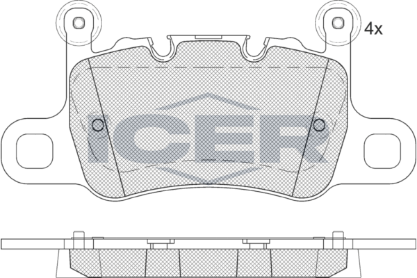 Brake pads PORSCHE