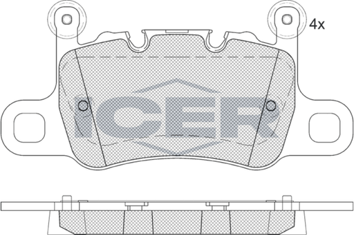 Brake pads PORSCHE