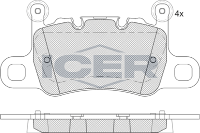 Brake pads PORSCHE