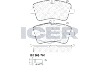 Front Brake Pad Set