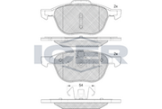 Brake Pad Set Front Icer Ford Focus