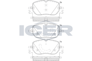 Brake Pad Set ICER