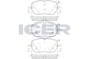 Brake Pad Set ICER