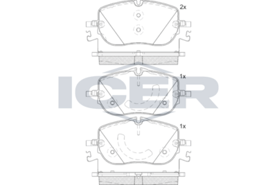 Brake Pad Set ICER