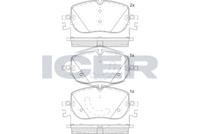 Brake Pad Set ICER