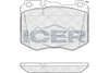 Front - Brake Pad - Icer Mercedes-Benz C