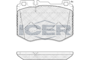 Front - Brake Pad - Icer Mercedes-Benz C