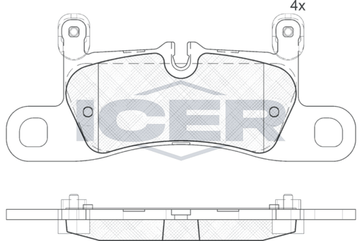 Brake Pad Set, disc brake (Braking System)