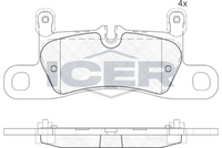Brake Pad Set, disc brake (Braking System)