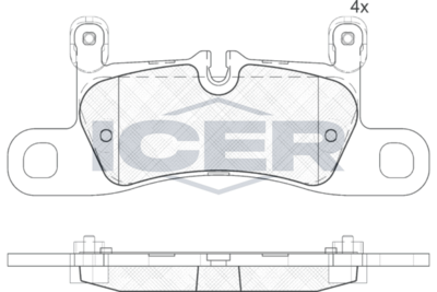 Brake Pad Set, disc brake (Braking System)