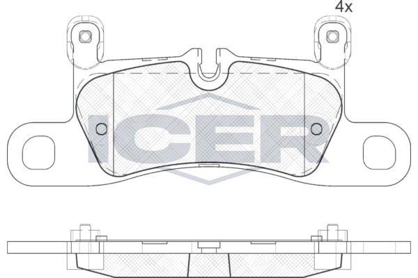 Brake Pad Set, disc brake (Braking System)